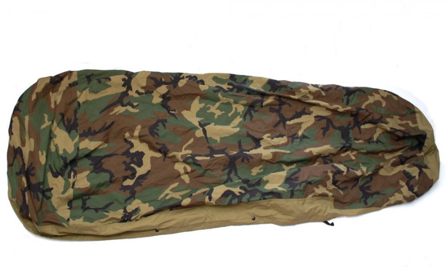 Genuine New Goretex BIVY SLEEPING BAG COVER Woodland US Army Military
