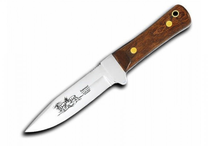 Polish Handmade Hunting Knife KOPROMED WZ. 26 African Wood Handle w