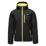 Męska Kurtka Softshell Elbrus IVER II Black/Yellow Green z Membraną 8000 mm i Mikropolarem (1898645)