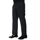 Spodnie Wyjściowe Holenderskiej Policji – Oryginał z Demobilu, Antracytowe z Lampasem (1918710)