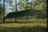 Tigerwood Termo Tarp 4,5 × 4,5 m Green – Tarp XL z Warstwą Termiczną i 34 Punktami Montażowymi (1920053)