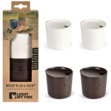 Light My Fire Zestaw kubków MyCup`n Lid Short 4-pack cocoa cream (1685571)