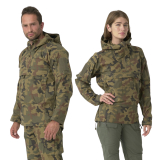 Kurtka Kangurka Przejściowa Helikon-tex Anorak Tracer PL Woodland, unisex (1632690)