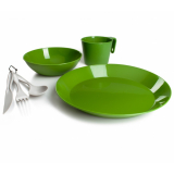 Lekki zestaw naczyń GSI CASCADIAN 1 PERSON TABLE SET- GREEN (1552096)